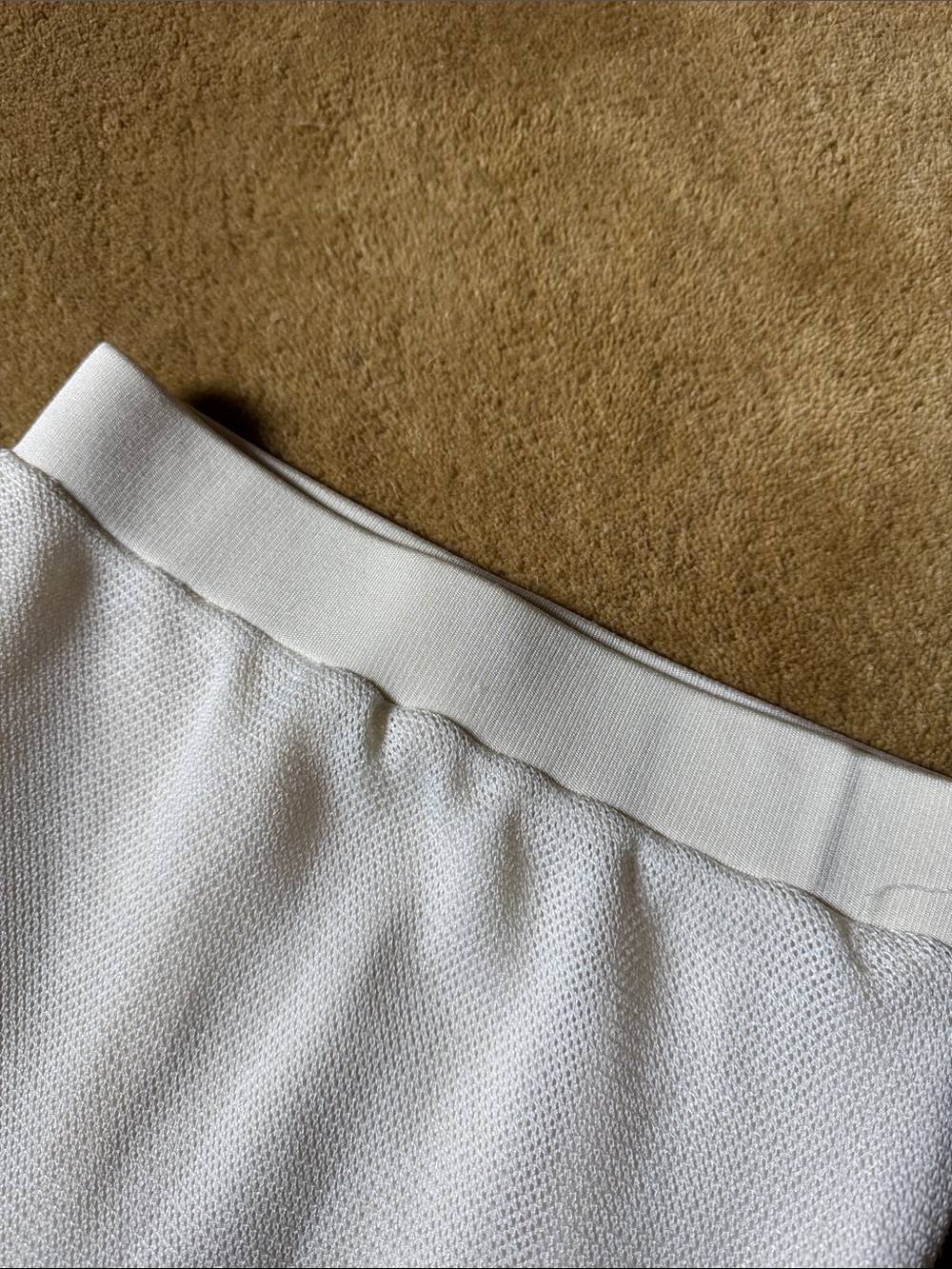 Helmut Lang White Two-Tone Midi Pencil Skirt - Picture 7 of 14